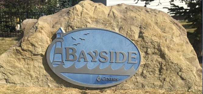 BAYSIDE AIRDRIE COMMUNITY SIGN